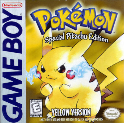 pokemon yellow clean cover art